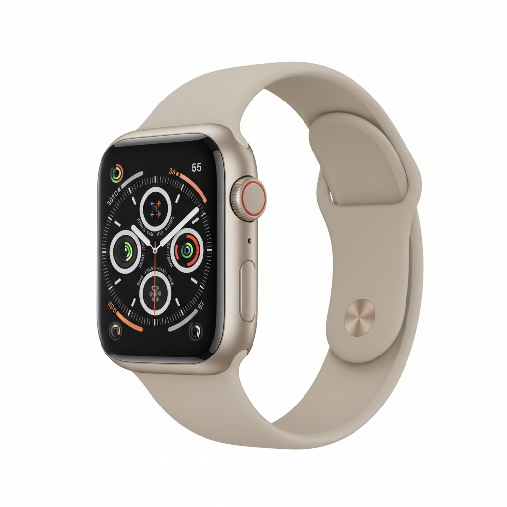 Apple Watch SE 2 Starlight Angle